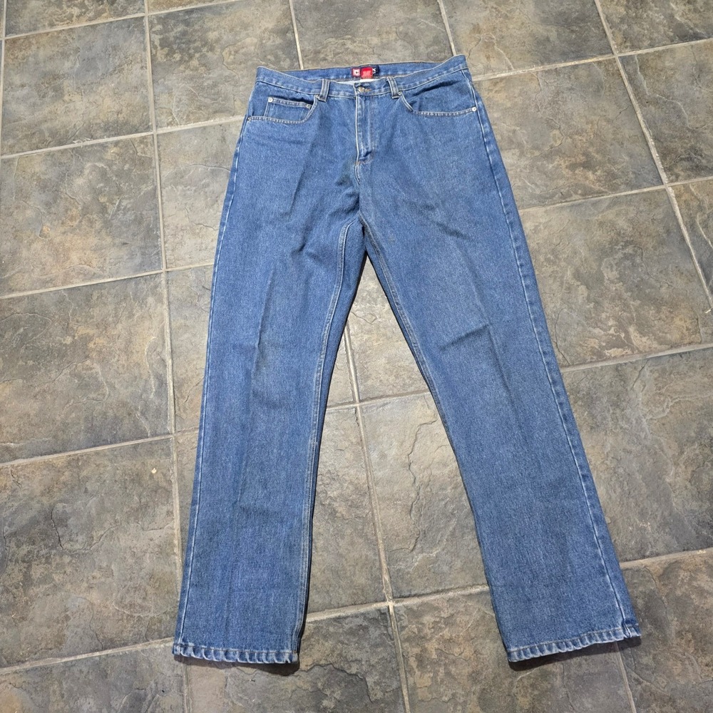 Chaps Denim Jeans Mens 36x36 Blue Straight Leg Classic Fit vintage 90's y2k